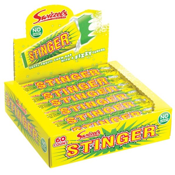 Swizzels Stinger Tutti Frutti Chew Bar 18g 20p 60 Pack