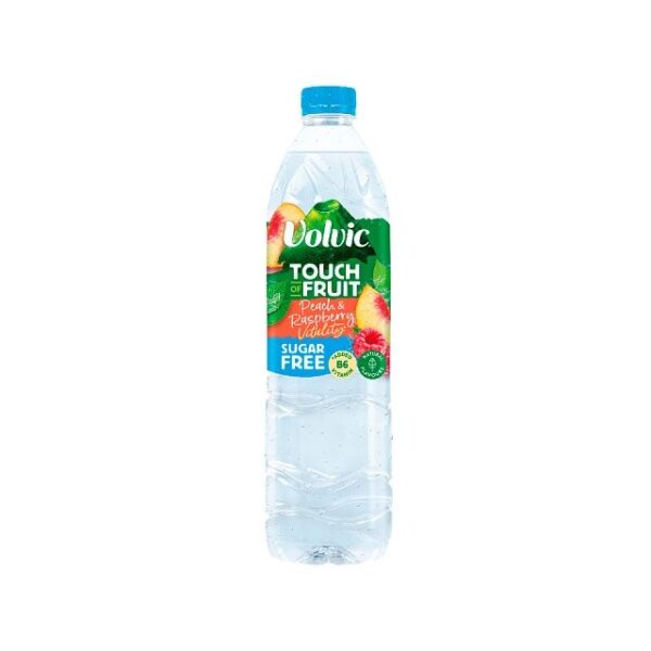 VOLVIC TOF PEACH & RASPBERRY 1.5 Litre (Pack 6)