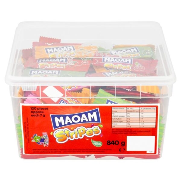 HARIBO TUBS 5p MAOAM STRIPES