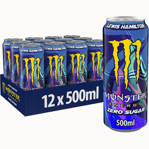 Monster Energy Drink Lewis Hamilton Zero Sugar 500ml £1.55 (12 Pack)