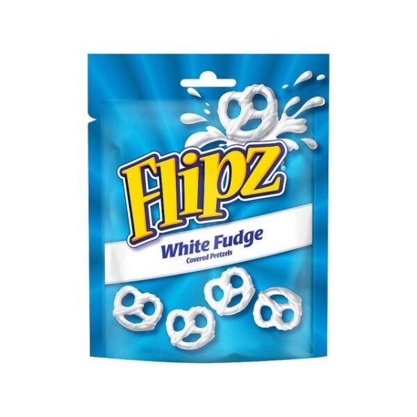 FLIPZ WHITE FUDGE PRETZELS 100g (6 PACK)
