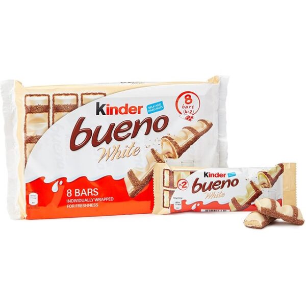 Kinder Bueno White Chocolate (11 x 4 Pack)