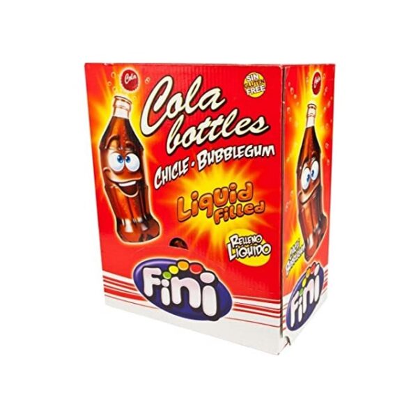 FINI COLA BOTTLES BUBBLE GUM 200 x 5p GLUTEN FREE
