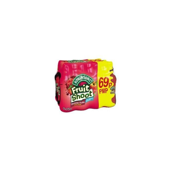 FRUIT SHOOT SUMMER FRUITS 275ml 69P (12 PACK)