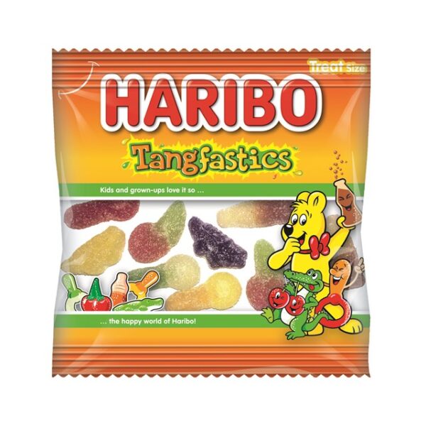 Haribo Tangfastics Mini Bags 16g (100 Pack)