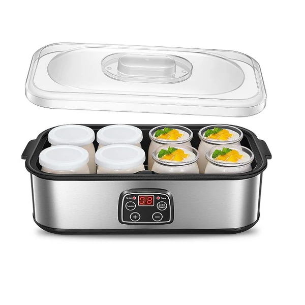 Yaourtière de 8 Pots 30W gris Vendos85