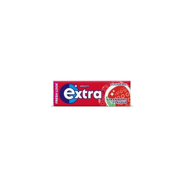 WRIGLEYS EXTRA STRAWBERRY CHEWING GUM 30 Packs