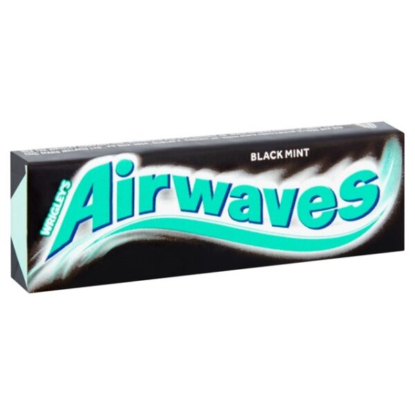 Wrigleys Airwaves Black mint Chewing Gum 30 Packs