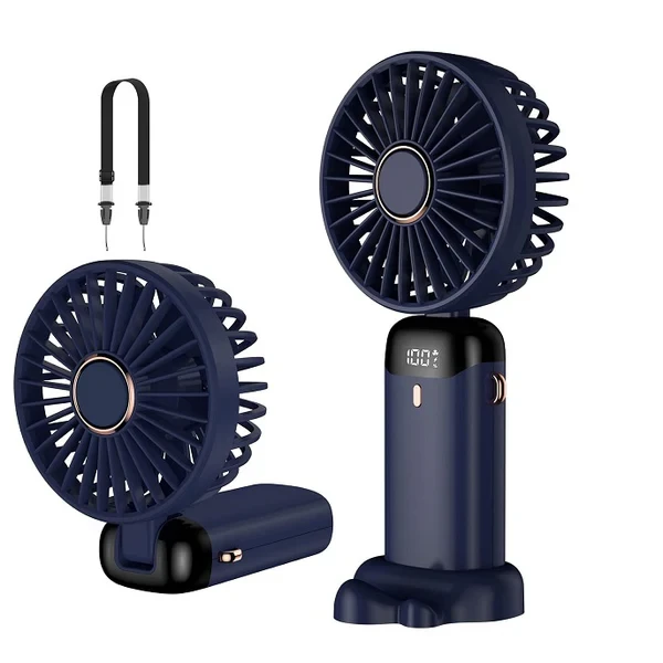 Ventilateur de Poche avec batterie 4200mAh bleu Vendos85