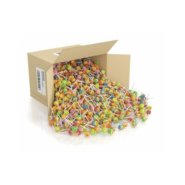 CHUPA CHUPS BEST OF LOLLY POPS 1200 Lollies (14.4KG) Call for Bulk Trade Price