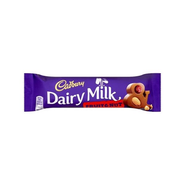Cadburys Dairy Milk Fruit & Nut 49g (48 Pack)