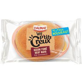 Les ptits creux bacon oeuf DAUNAT, 90g
