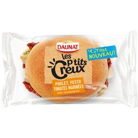 Les ptits creux poulet rôti pesto DAUNAT, 90g
