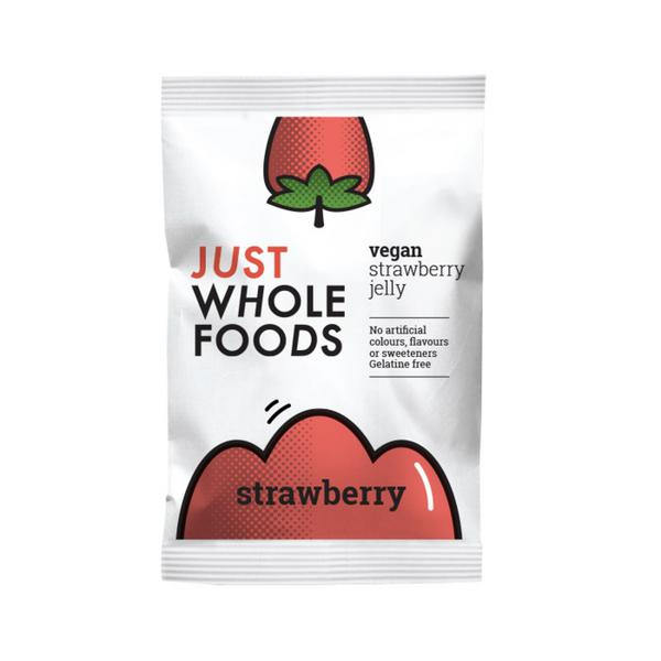 Just Wholefoods Strawberry Jelly Crystals Végétalien 85g