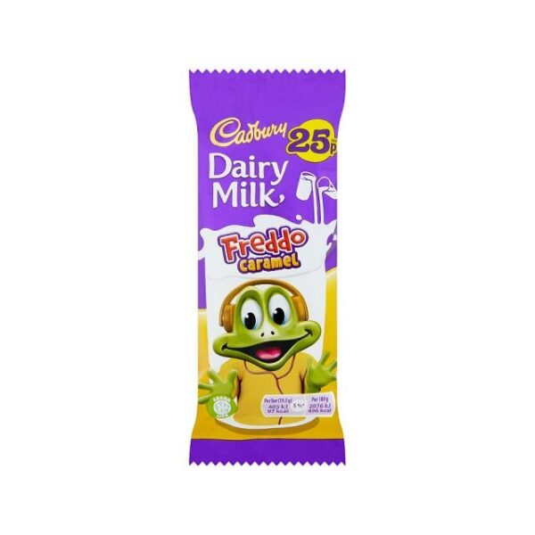 CADBURYS DAIRY MILK FREDDO CARAMEL 25p (60 PACK)