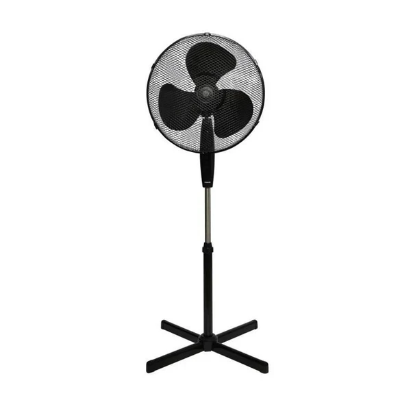 Ventilateur Sur Pied Oceanic - 45w - Diametre 40 Cm - Hauteur Reglable - Oscillation - Noir Oceanic