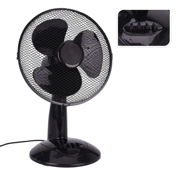 Ventilateur de table 45 W Noir VidaXL