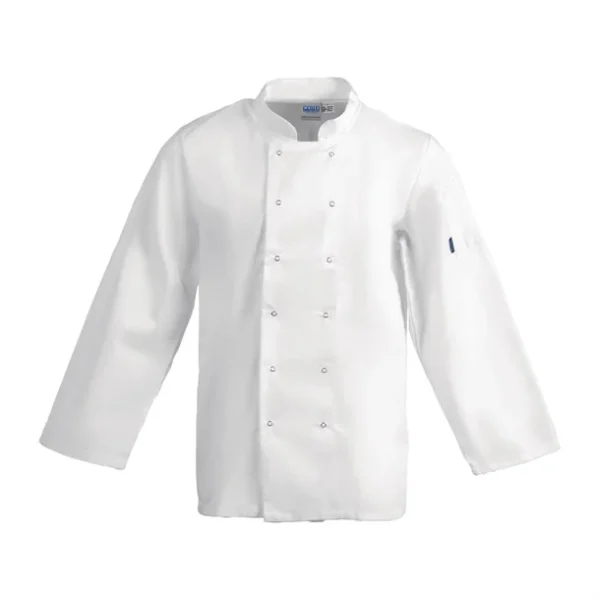 Veste de cuisine mixte Whites Vegas blanche manches longues