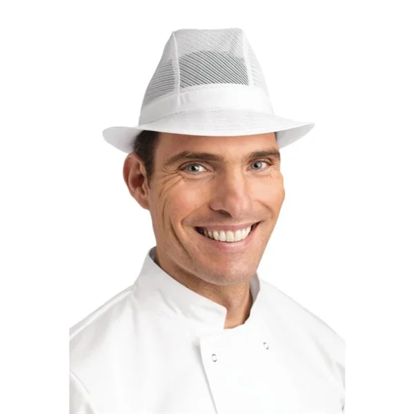 Chapeau Trilby Blanc