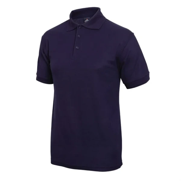 Polo mixte bleu marine