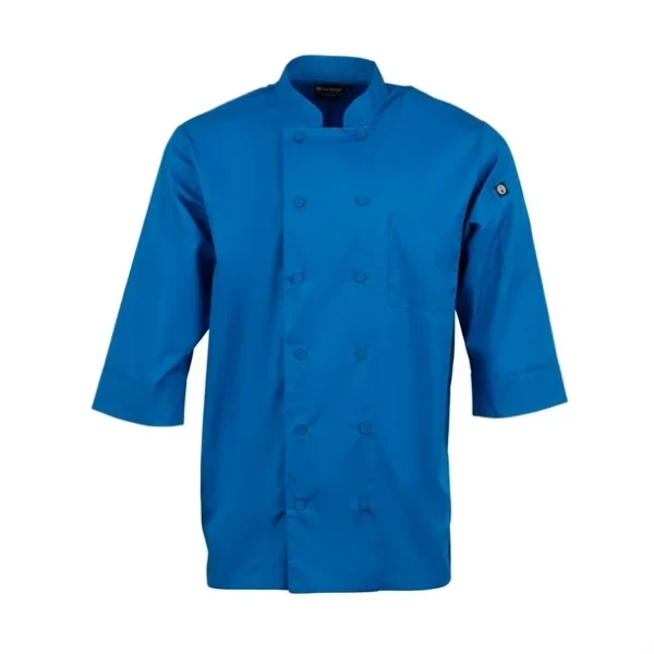Veste de cuisine mixte Chef Works bleue XXL