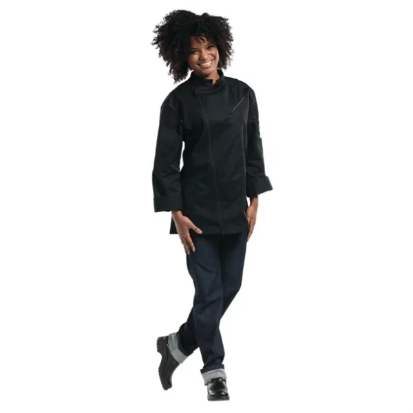 Pantalon de cuisine femme denim stretch Chaud Devant Skinny bleu XXL