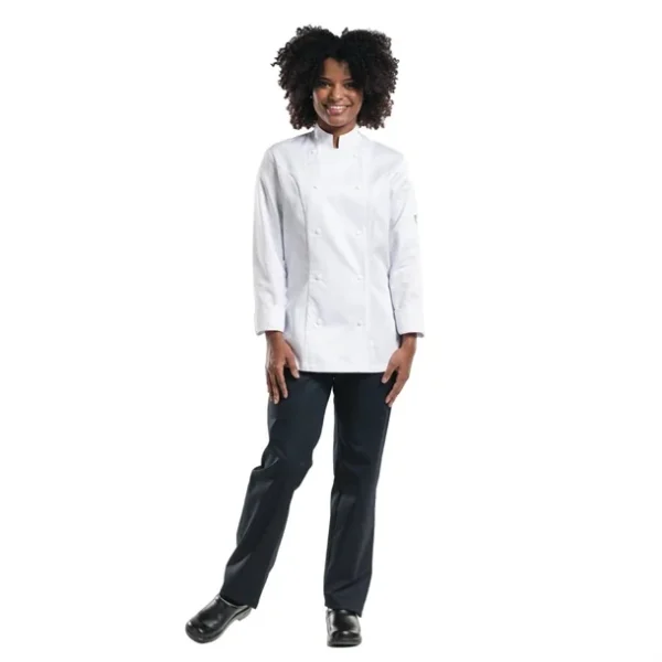 Pantalon de cuisinier stretch femme Chaud Devant Skinny noir