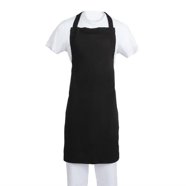 Whites Polyester-Cotton Bib Apron Black XL