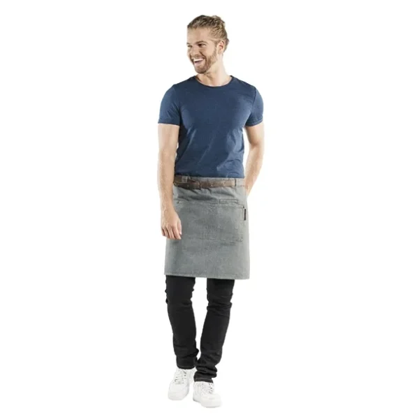 Tablier mixte Chaud Devant Forene Denim gris 70x50 cm