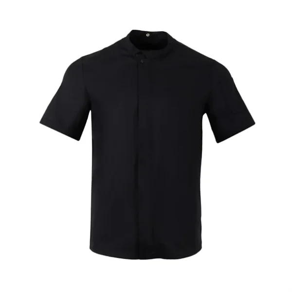 Veste de cuisinier en maille à manches courtes Southside Harlem noire
