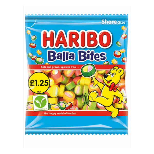 Haribo Balla Bites 140g £1.25 (12 Pack)