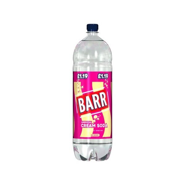Barrs Cream Soda 2 Litre 6 Pack £1.19