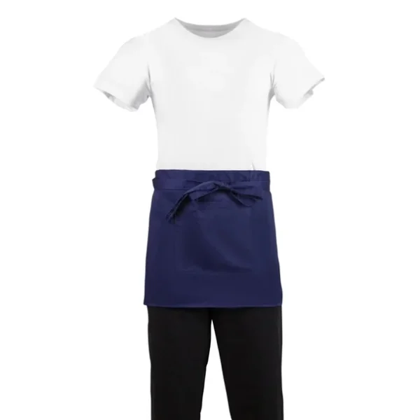 Tablier serveur court Whites bleu marine