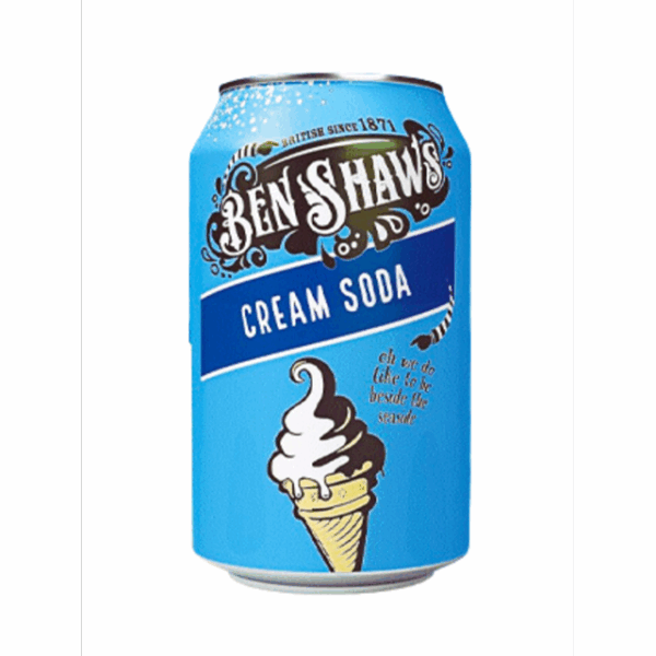 Ben Shaws Cream Soda 330ml 24 Pack