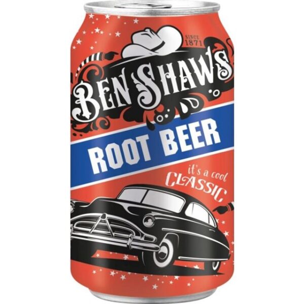 Ben Shaw Root Beer 330ml 24 Pack