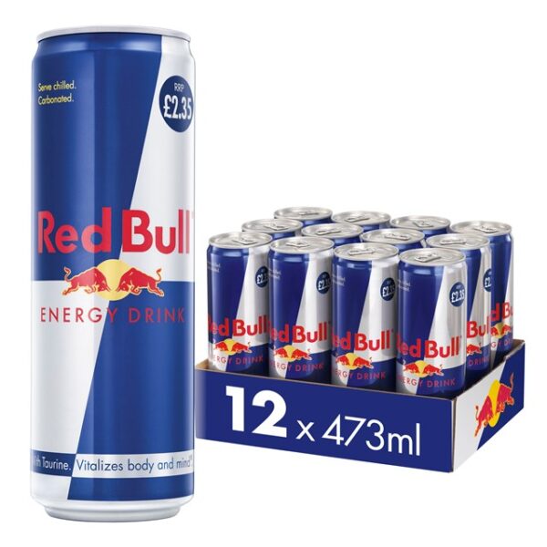 Red Bull Energy Drink 473ml £2.35 (12 Pack)
