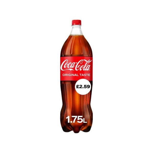 Coca Cola 1.75 Litre 6 pack £2.59