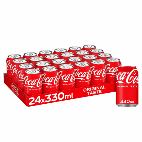 Coca Cola Cans 330ml (24 Pack) EU