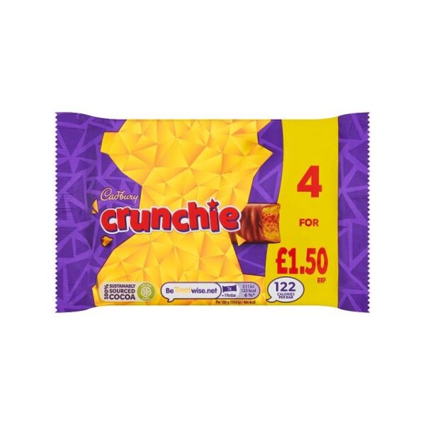 Cadburys Crunchie 104.4g £1.50 10 x 4 Pack