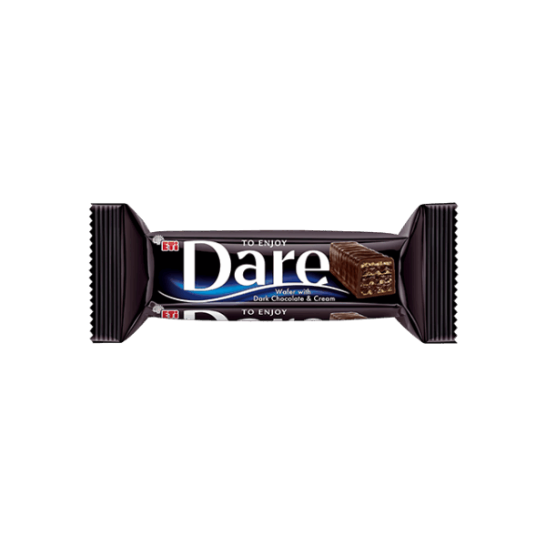Dare Wafer with Dark Chocolate & Cocoa Cream 50g (24 Pack)