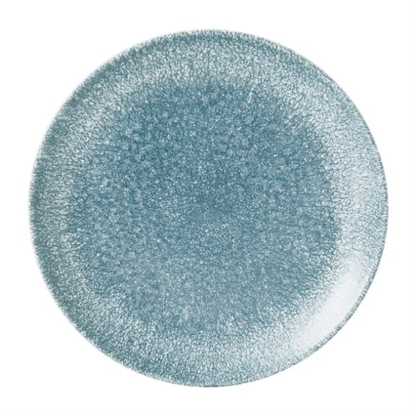 Assiettes rondes Churchill Studio Prints Raku Topaz Blue 217mm (Lot de 12)