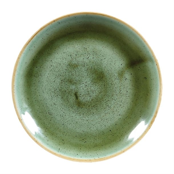 Assiettes rondes Churchill Stonecast Samphire Green 165mm (Lot de 12)