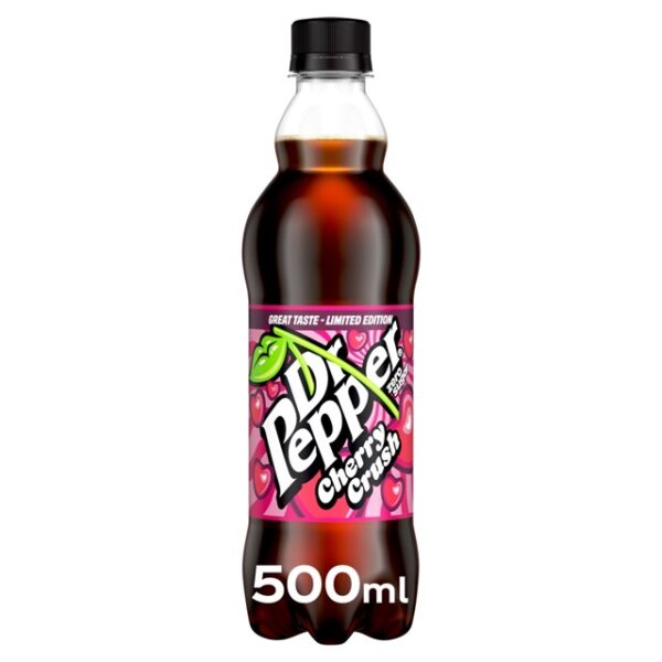 Dr Pepper Zero Sugar Cherry Crush 500ml 12 Pack