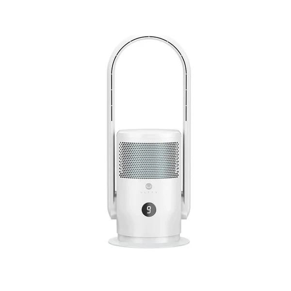 Ventilateur Sans Pales Oscillation avec Purification de l'air blanc Vendos85