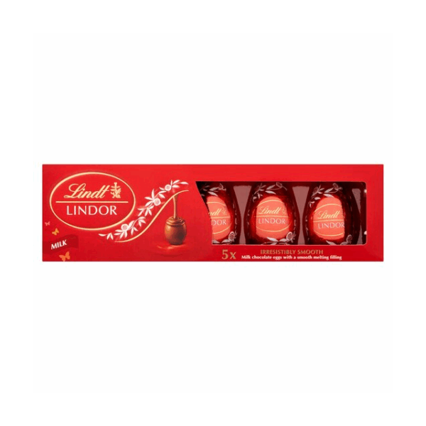 Lindt Lindor Milk Chocolate Egg 5 Pack