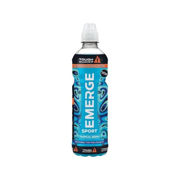 Emerge Sports Drink Tropical Berry 500ml 70p 12 Pack 31 March Dated