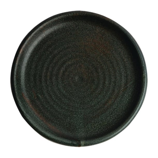 Assiettes plates vert bronze Olympia Canvas 18 cm (Lot de 6)f