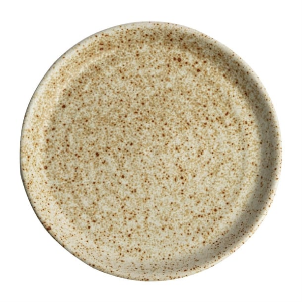 Assiettes plates beige moucheté Olympia Canvas 18 cm (Lot de 6)