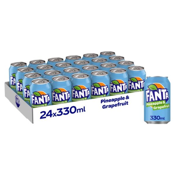 Fanta Pineapple & Grapefruit 330ml (Pack 24)