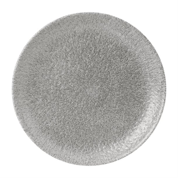 Assiettes rondes Churchill Raku Jasper Grey Evolve 217mm (Lot de 12)